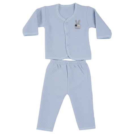 CAMEY WINTER WEAR FULL SLEEVES TOP & BOTTOM BABY CROWN PRINT - Camey Shop