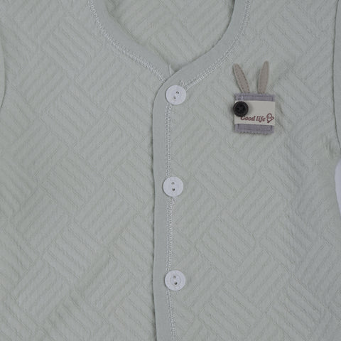 CAMEY WINTER WEAR FULL SLEEVES TOP & BOTTOM BABY CROWN PRINT - Camey Shop