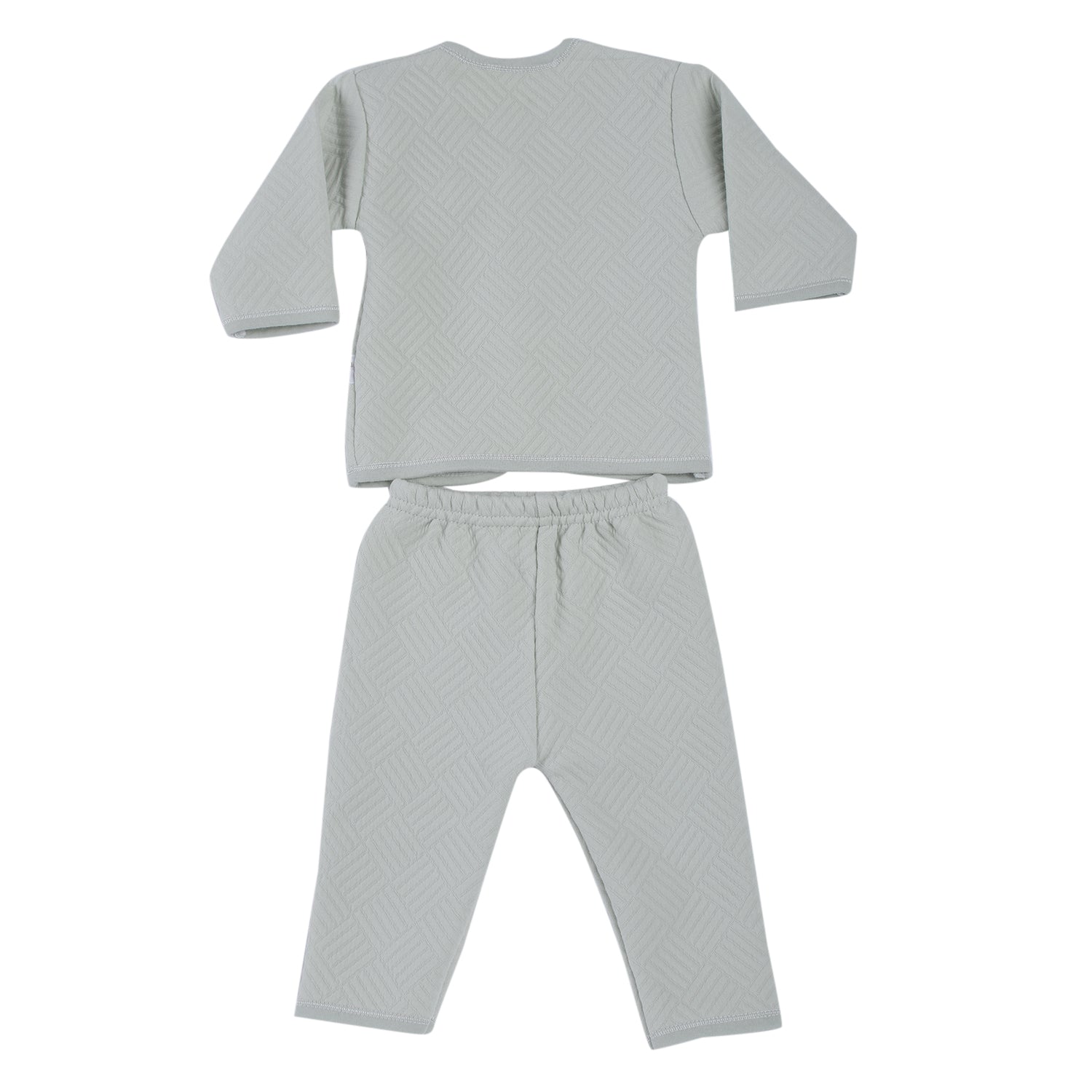 CAMEY WINTER WEAR FULL SLEEVES TOP & BOTTOM BABY CROWN PRINT - Camey Shop