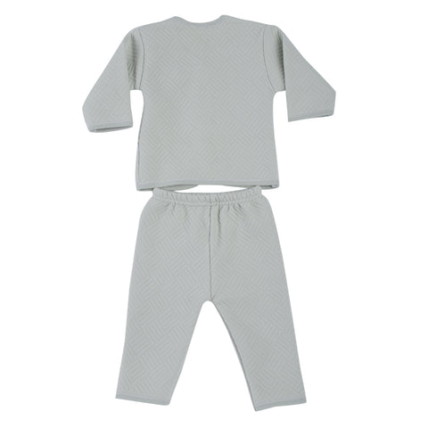 CAMEY WINTER WEAR FULL SLEEVES TOP & BOTTOM BABY CROWN PRINT - Camey Shop