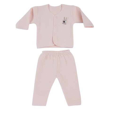 CAMEY WINTER WEAR FULL SLEEVES TOP & BOTTOM BABY CROWN PRINT - Camey Shop