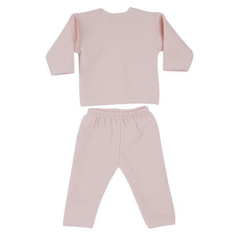 CAMEY WINTER WEAR FULL SLEEVES TOP & BOTTOM BABY CROWN PRINT - Camey Shop