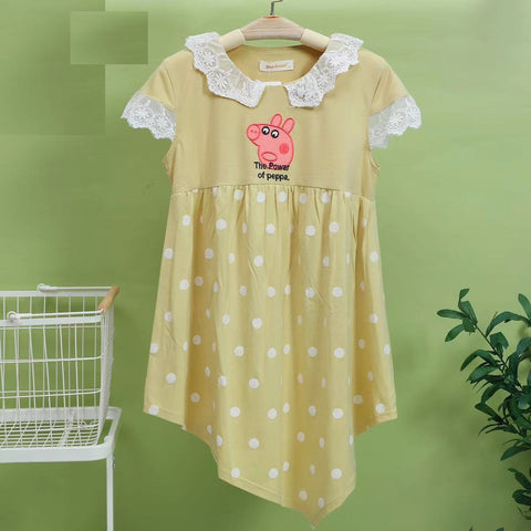 Camey Girls Kitty Printed Nighty - Camey Shop