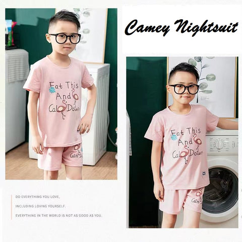 Boys Bike Printed Nightsuit - Camey Shop