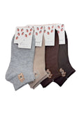 Camey Ankle Length  Socks for Women (Assorted) Pack of 4 - Camey Shop