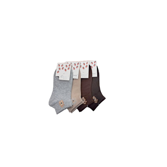 Camey Ankle Length  Socks for Women (Assorted) Pack of 4 - Camey Shop