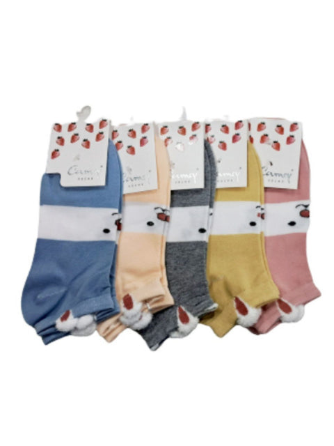 Camey Ankle Length  Socks for Women (Assorted) Pack of 5 - Camey Shop