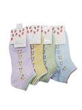 Camey Ankle Length  Socks for Women (Assorted) Pack of 4 - Camey Shop
