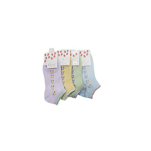 Camey Ankle Length  Socks for Women (Assorted) Pack of 4 - Camey Shop