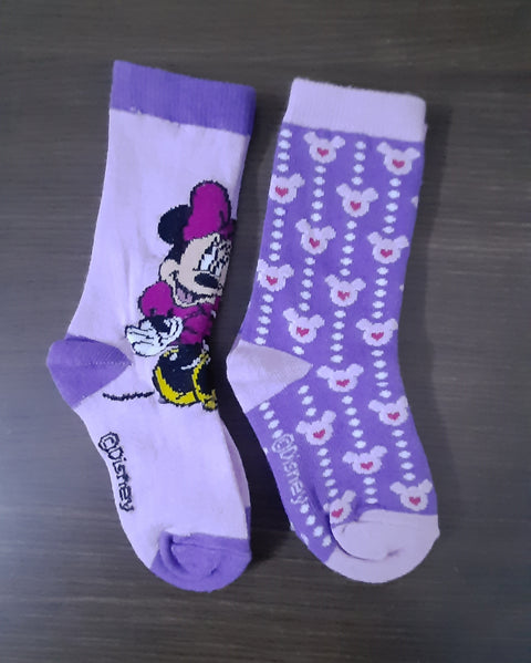 CAMEY MINNIE MOUSE PRINTED SOCKS PACK OF 2 - Camey Shop