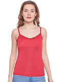 Camey Girl's Cotton Spaghetti Tank Padded Top - Camey Shop