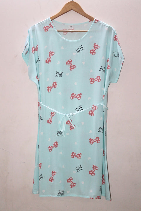 Camey Ladies Printed Nighty - Camey Shop