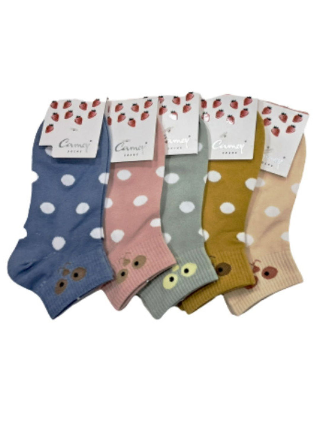 Camey Ankle Length  Socks for Women (Assorted) Pack of 5 - Camey Shop