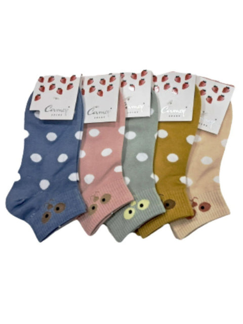 Camey Ankle Length  Socks for Women (Assorted) Pack of 5 - Camey Shop