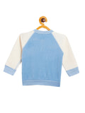 Boy's & Girls Blue Valvet Full Sleeves Sweatshirt