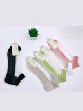 Women Color Block Ankle Length Socks (Pack of 5) - Camey Shop