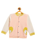 Boy's & Girls Orange Valvet Full Sleeves Sweatshirt