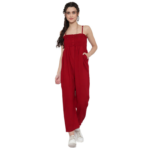 Women Solid Women Jumpsuit/Playsuit - Camey Shop